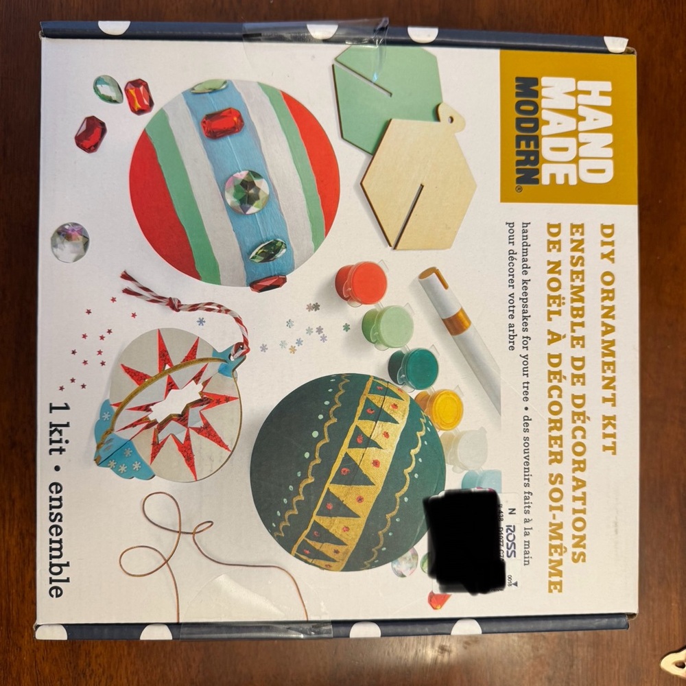 DIY Ornament Kit Hand Made Modern Christmas Tree Ornament Kit